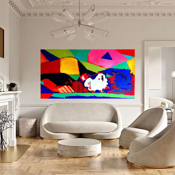 Relax, inspired by Mondrian, figurative.