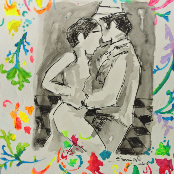 Dancers tango