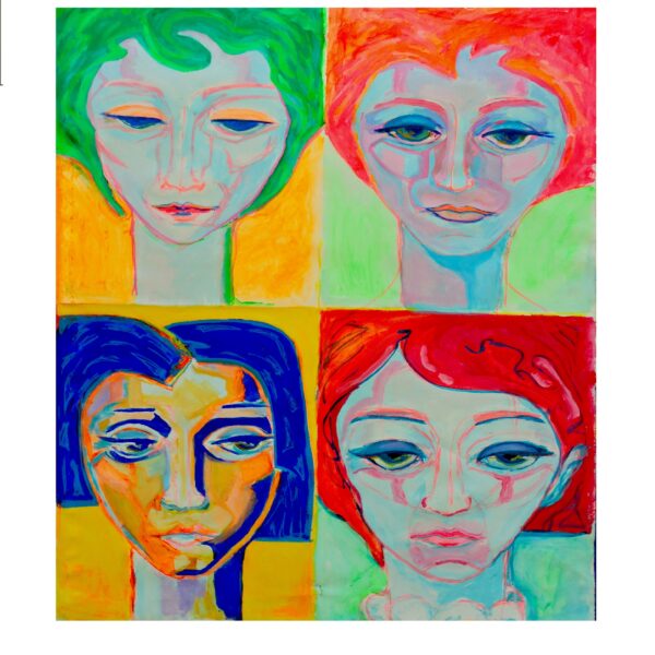 Inspired by Andy Warhol. Emotions.