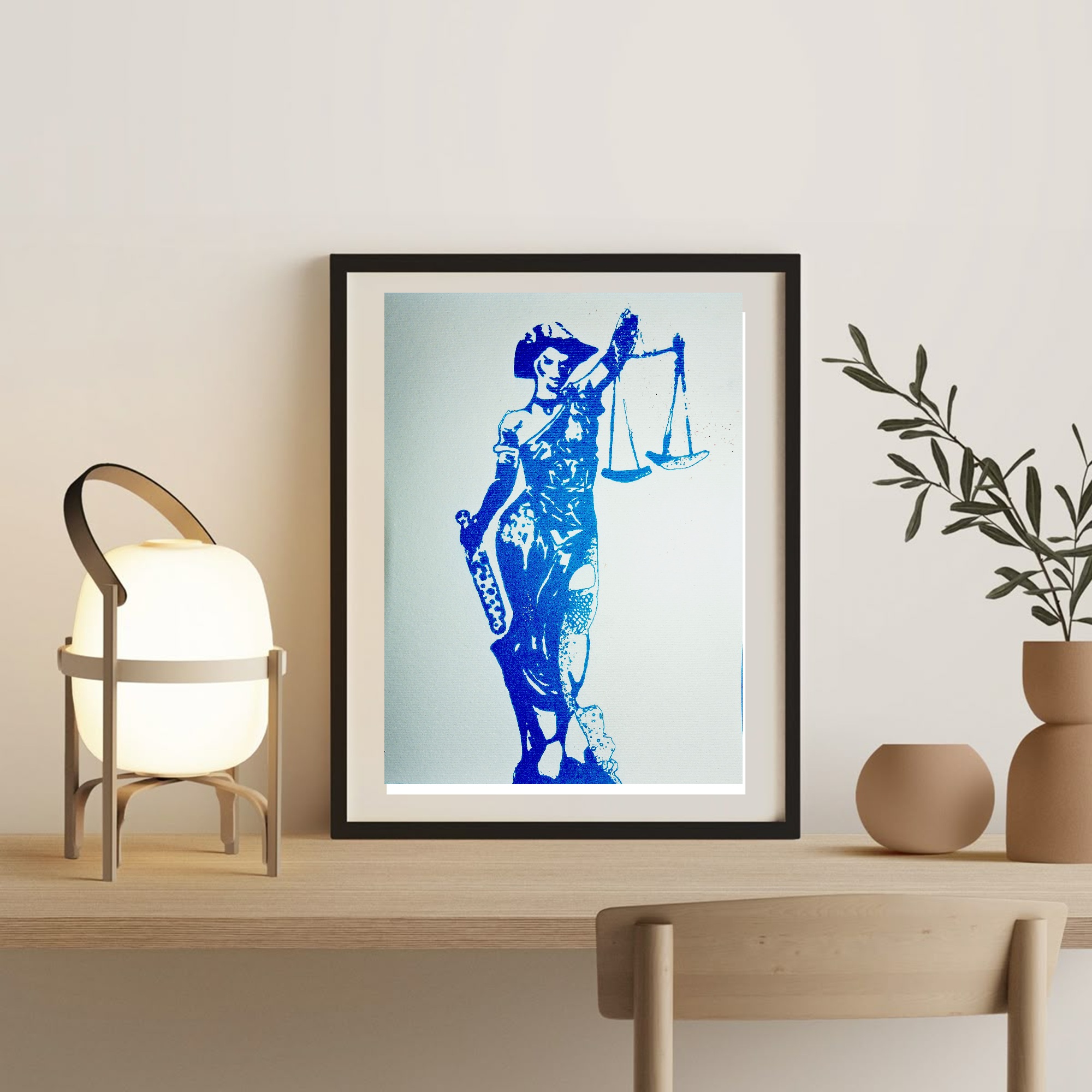 Justice cyanotype